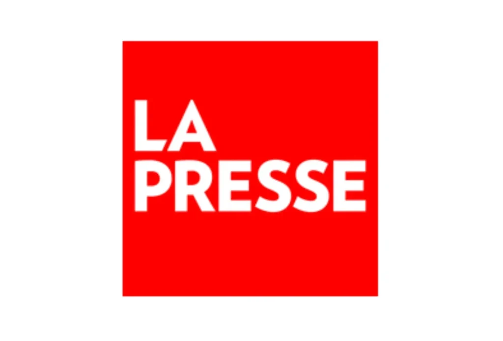 Logo de La Presse en rouge
