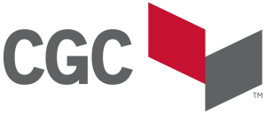 Logo de CGC avec formes géométriques