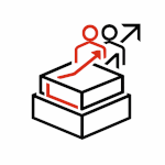 Personne montant une échelle