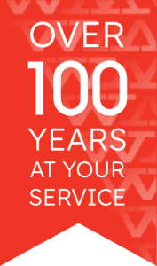 Banner Over 100 years at your service